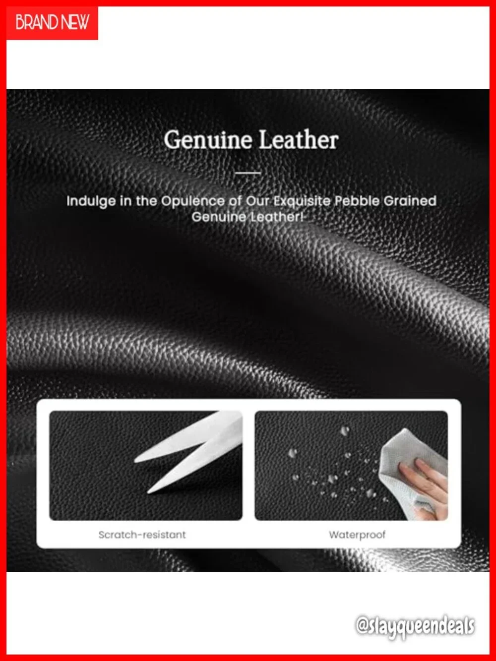 Genuine Leather Hobo Bag Anti Theft Crossbody with RFID Wallet